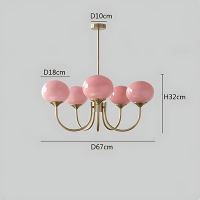 Lustre Doré Rose