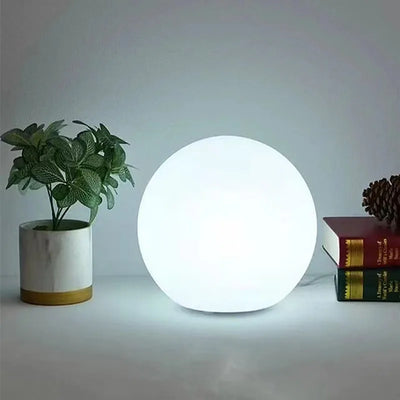 Lampe De Chevet Boule Blanche