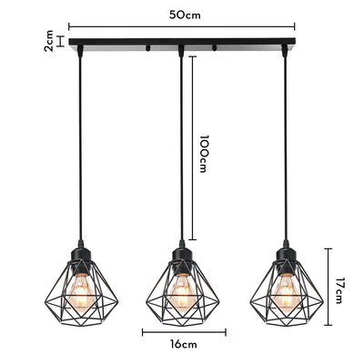 Lustre Suspension Noir