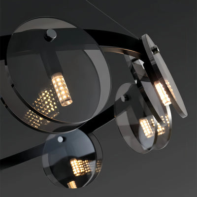 Lustre Noir Salon