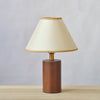 Lampe De Chevet En Bois Brut