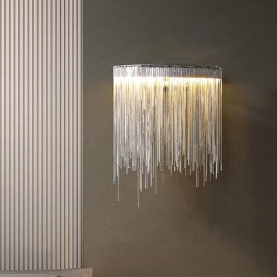 Lustre Pampilles Blanc