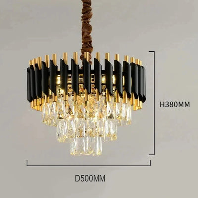 Lustre Cristal Noir