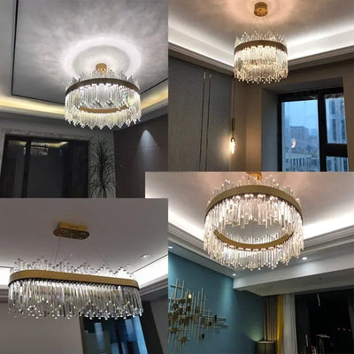 Lustre Rond Cristal