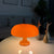 Lampe Orange Champignon