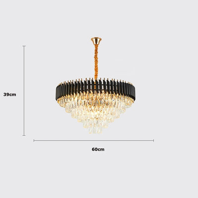 Lustre Design Noir Et Or