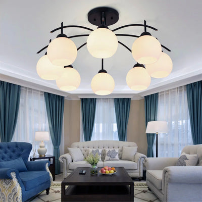 Lustre Blanc Et Noir