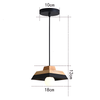 Lustre Bois Et Noir