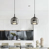 Lustre En Verre Noir