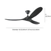 Lustre Ventilateur Bois