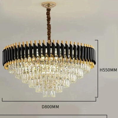 Lustre Cristal Noir
