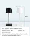 Lampe De Chevet Sans Fil Rechargeable