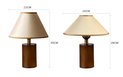 Lampe De Chevet En Bois Brut