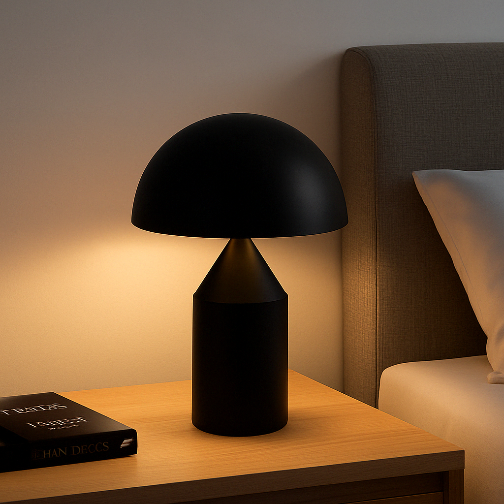 Lampe De Chevet Métal Noir