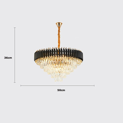 Lustre Design Noir Et Or