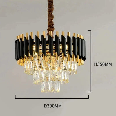 Lustre Cristal Noir
