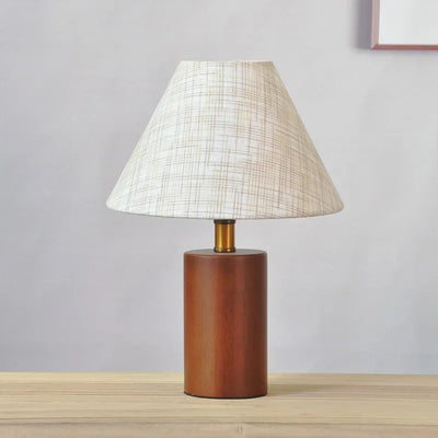 Lampe De Chevet En Bois Brut