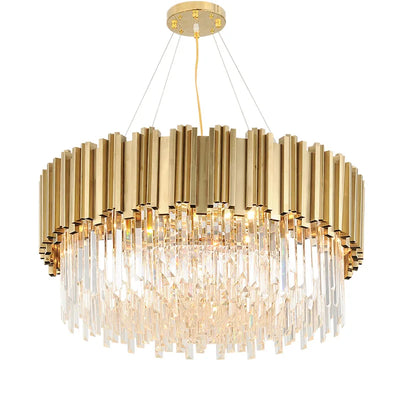 Lustre Pampilles Doré