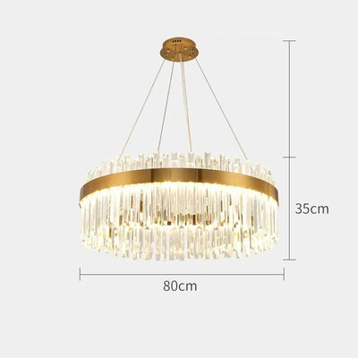 Lustre Rond Cristal