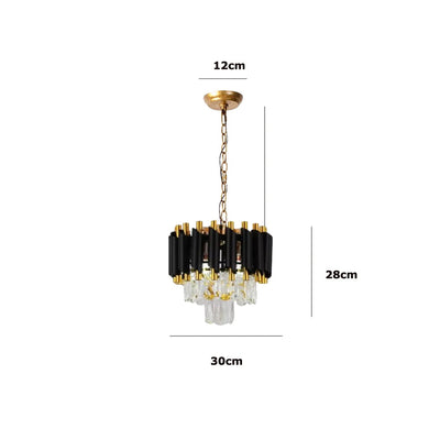 Lustre Design Noir Et Or
