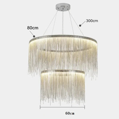 Lustre Pampilles Blanc