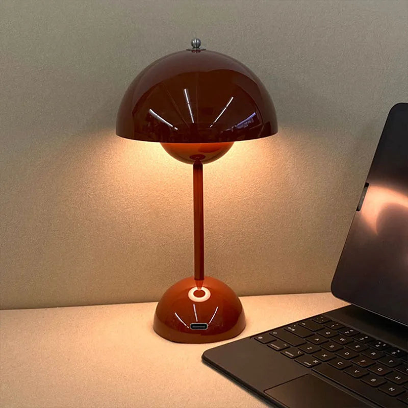 Lampe Champignon Rouge