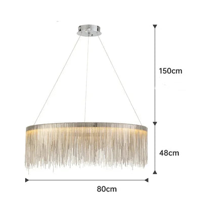 Lustre Pampilles Blanc