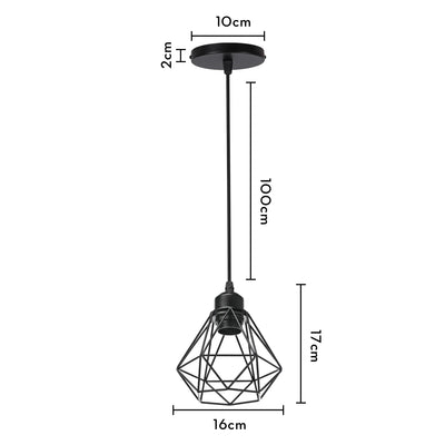 Lustre Suspension Noir