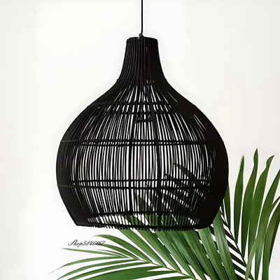 Lustre Panier Osier