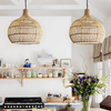 Lustre Panier Osier