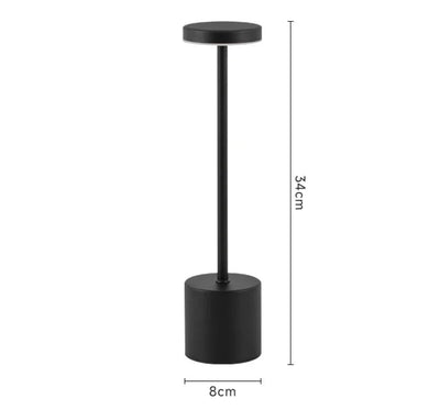 Lampe De Chevet Industriel Noir