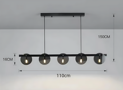 Lustre Noir Cuisine