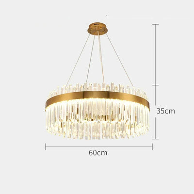 Lustre Rond Cristal