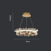 Lustre Cristal Moderne