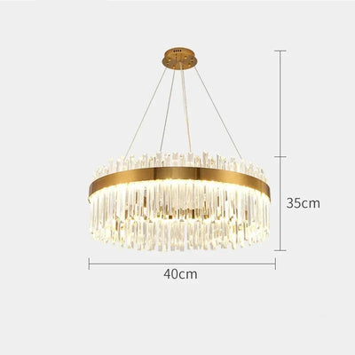 Lustre Rond Cristal