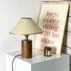 Lampe De Chevet En Bois Brut