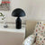 Dia25cm Black White Gold table Lamp Creative mushroom Lamp for Bedroom Study Living Room Decoration Desk lamp