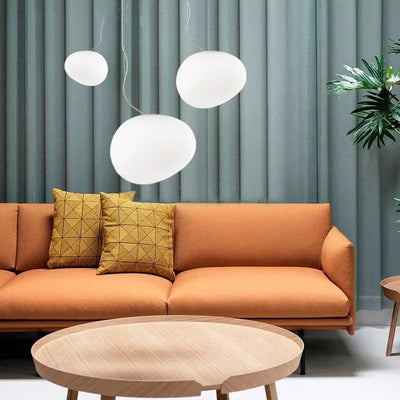 Lustre Blanc Rond