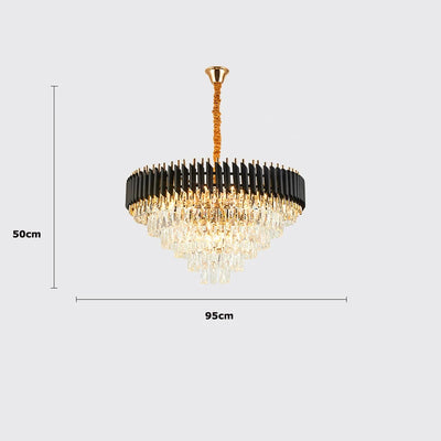 Lustre Design Noir Et Or