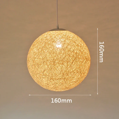 Lustre Boule En Corde