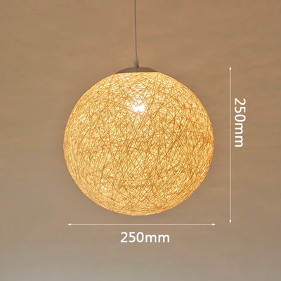 Lustre Boule En Corde
