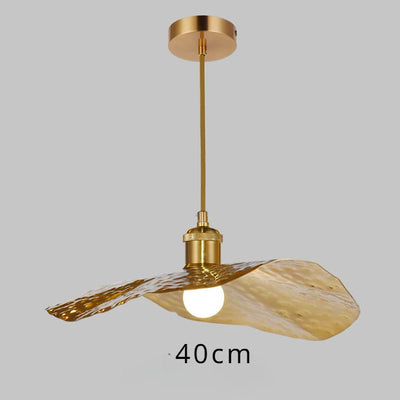 Lustre Petale Doré