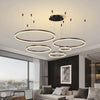 Lustre Noir Rond