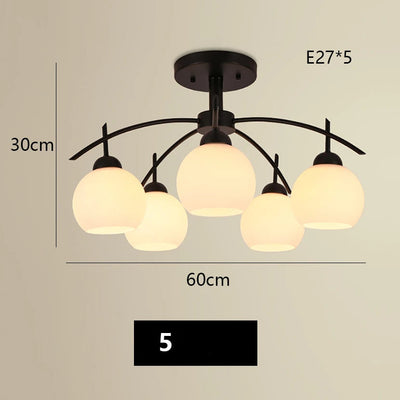 Lustre Blanc Et Noir