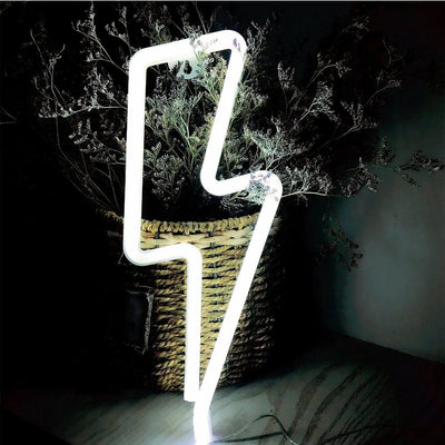 Applique néon LED en forme d’éclair
