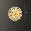 Lustre Boule Doré