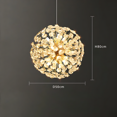 Lustre Boule Doré