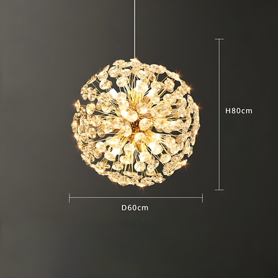 Lustre Boule Doré