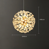 Lustre Boule Doré