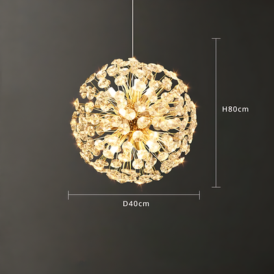 Lustre Boule Doré